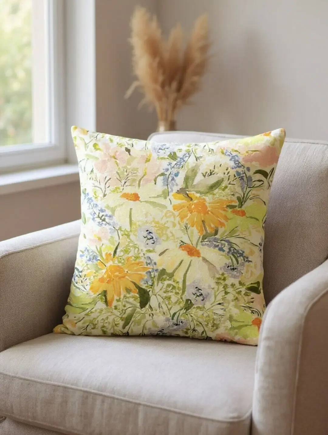 Hug pillow art print mockup